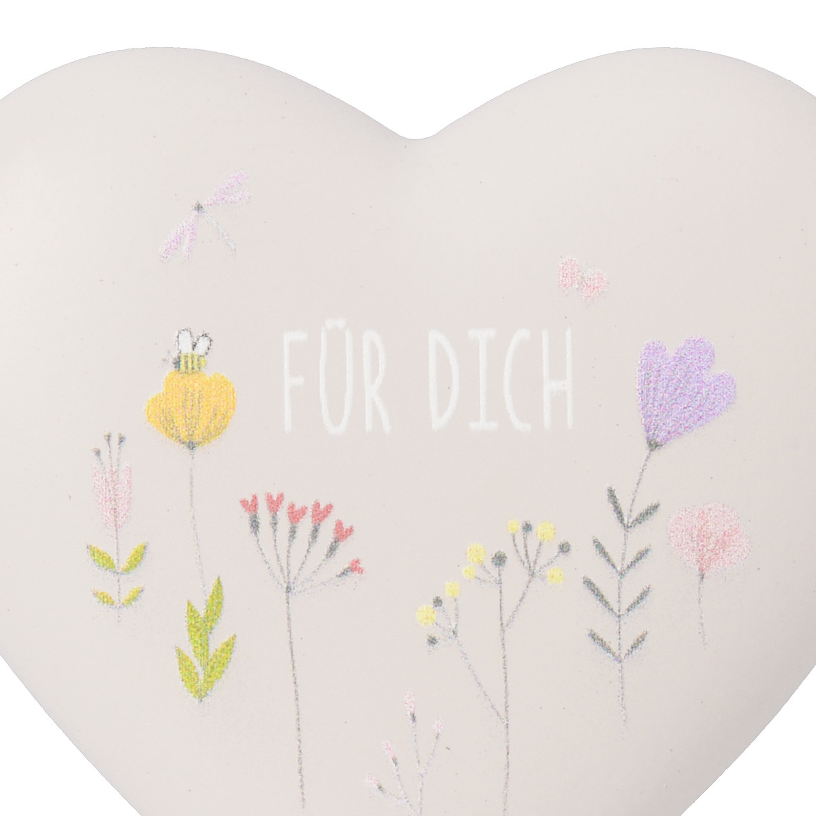 Deko-Herz mit Spruch