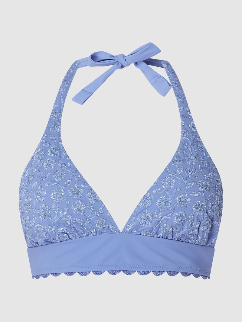 Bikini-Oberteil in Triangel-Form in bleu
