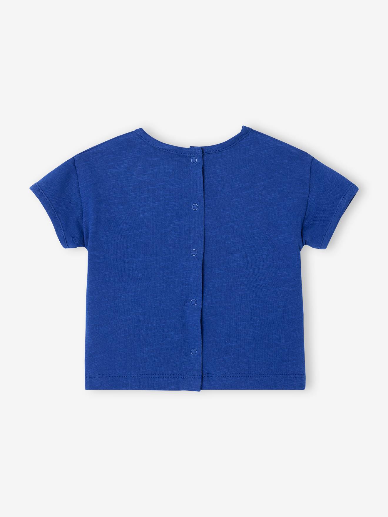 Vertbaudet Baby T-Shirt mit Sonne Oeko-Tex - königsblau