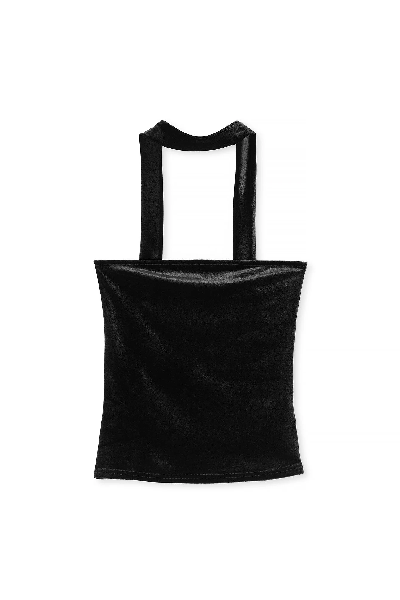 Samt-Top mit Choker