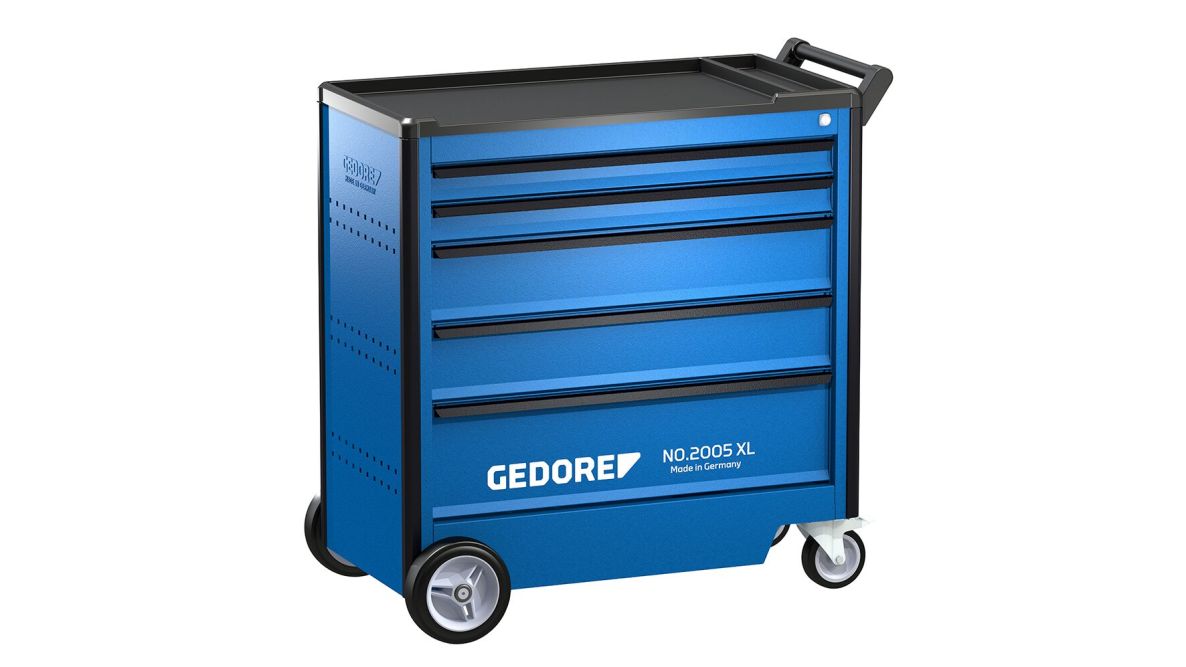Gedore 3437515 2005 XL 0221 Τρόλεϊ εργαλείων XL με 5 συρτάρια