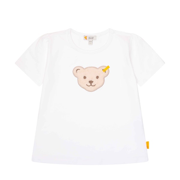 T-Shirt kurzarm, weiß für Mädchen