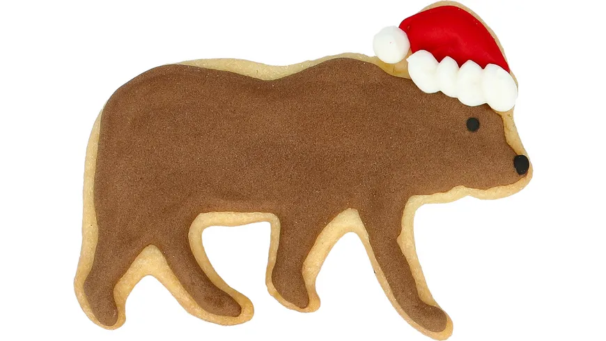 RBV BIRKMANN Ausstechform Weihnachts-Eisbär 9cm
