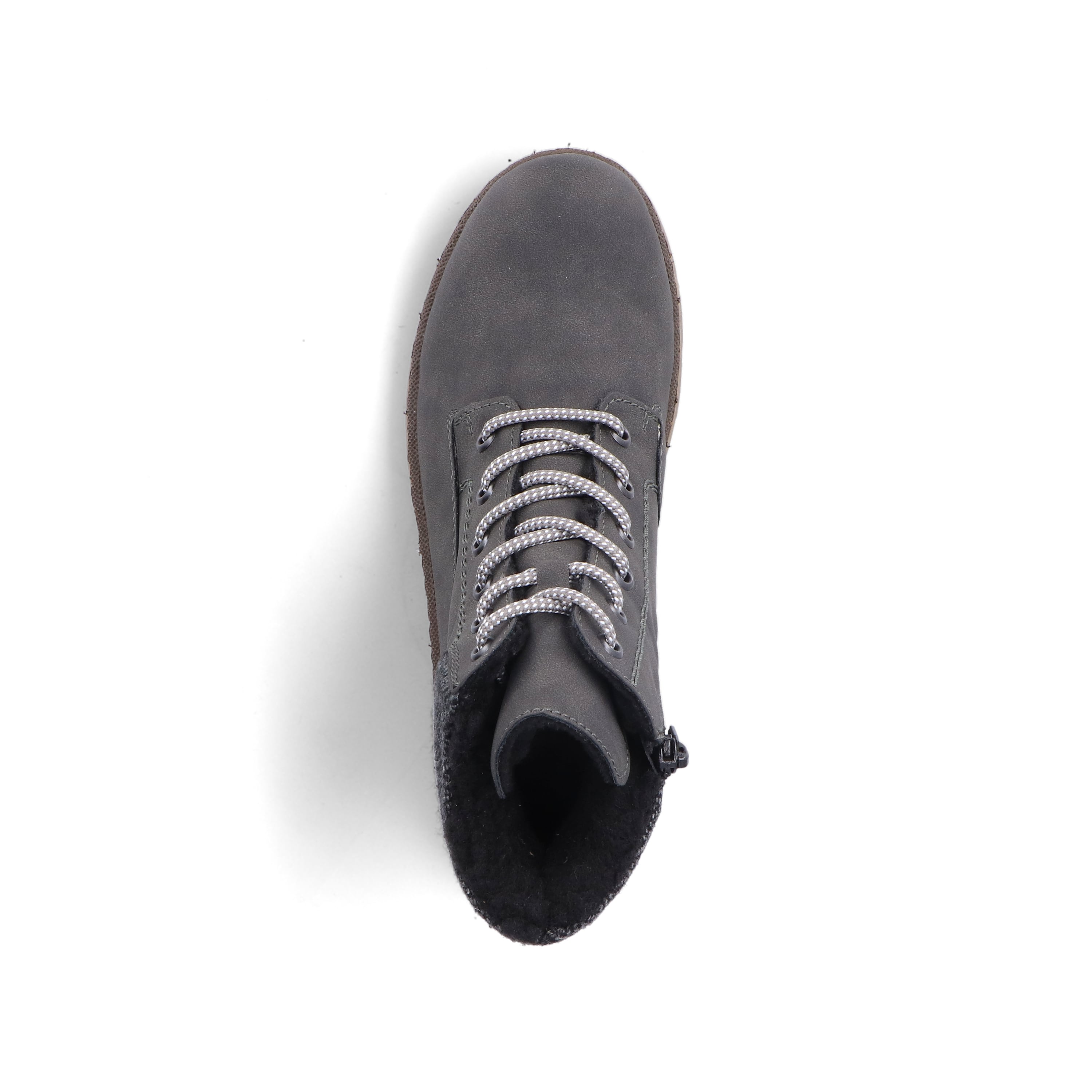 Rieker Damen Schnürstiefel asphaltgrau