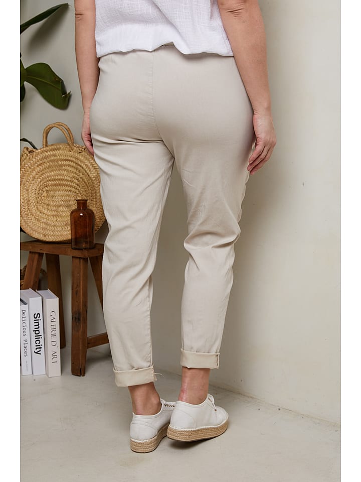 Curvy Lady Hose in Beige günstig kaufen