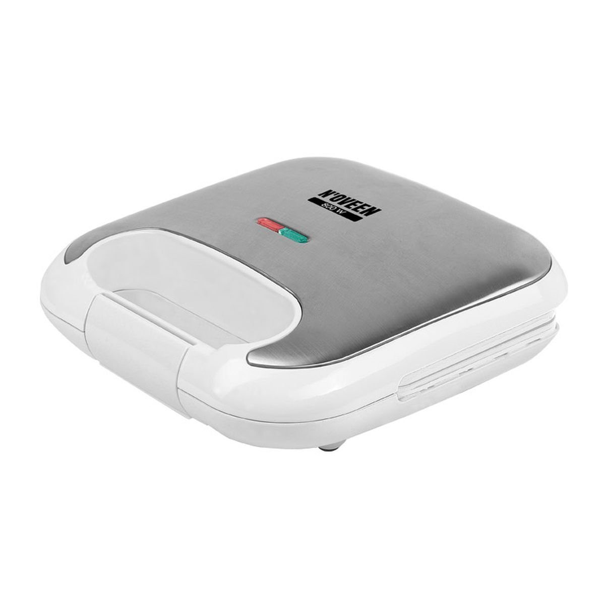Noveen Sandwichmaker Toaster SM453 Keramik Inox Sandwich Maker, 750 W