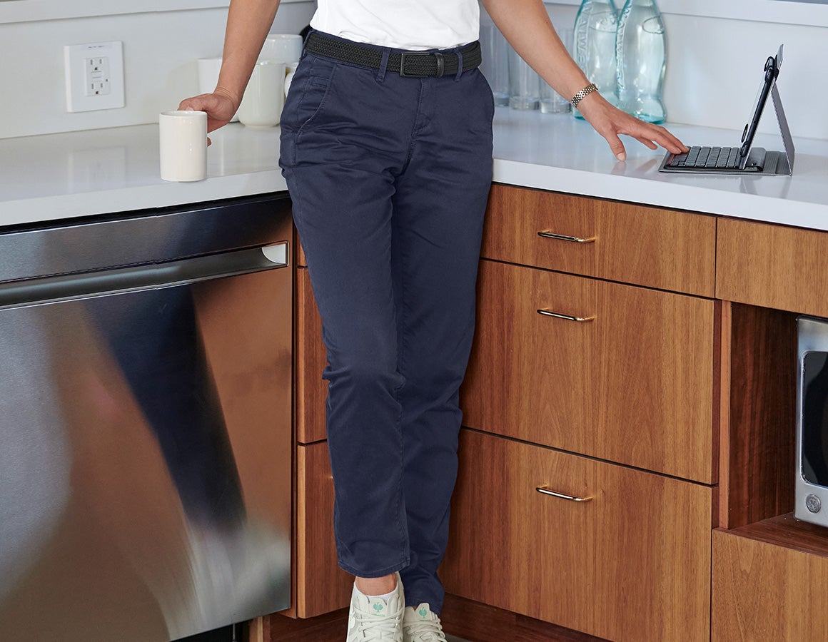 e.s. Damen 5-Pocket-Berufshose Chino