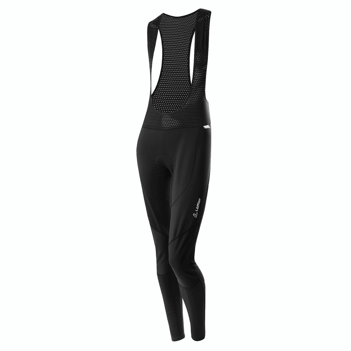 Löffler WS Elastische schwarze Damen-Radhose