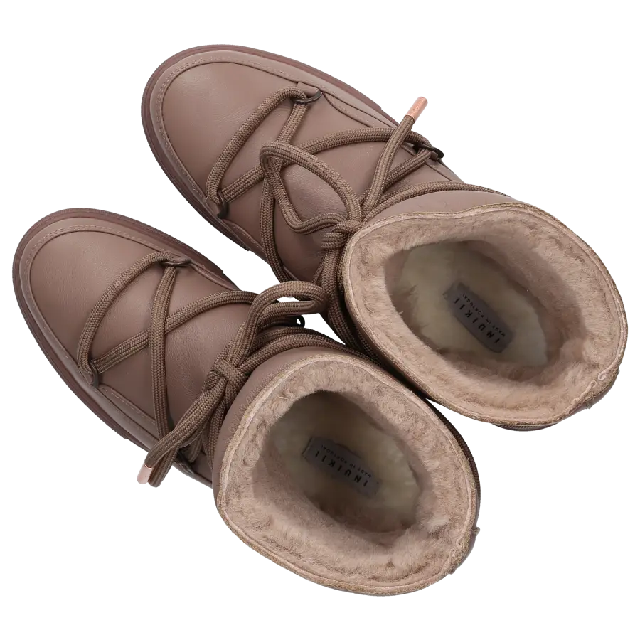 INUIKII - Snowboots 75202-087 Kalbsleder - grau