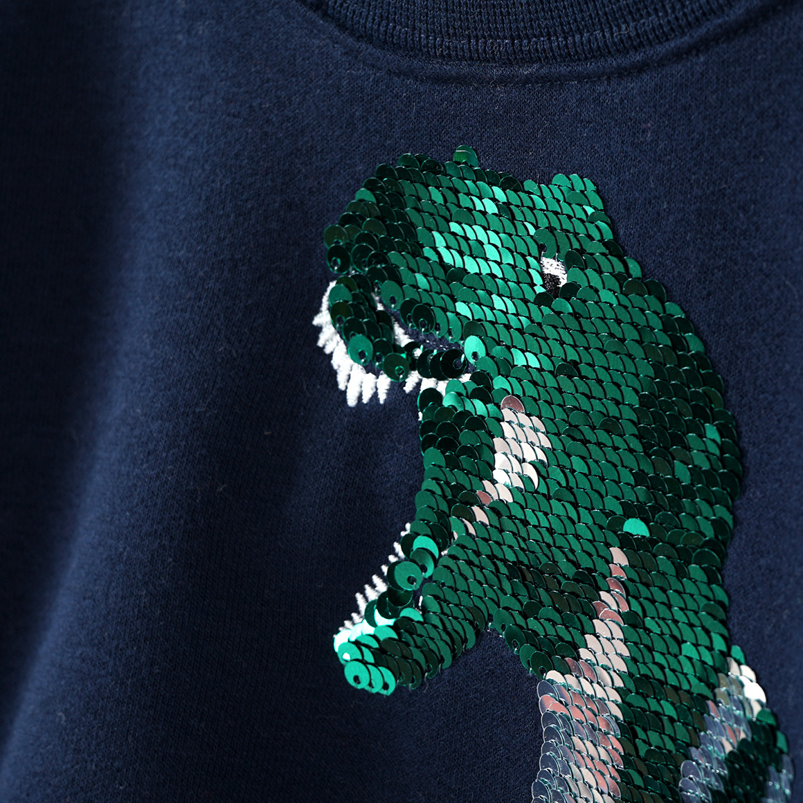 Jungen Sweatshirt mit Wendepailletten