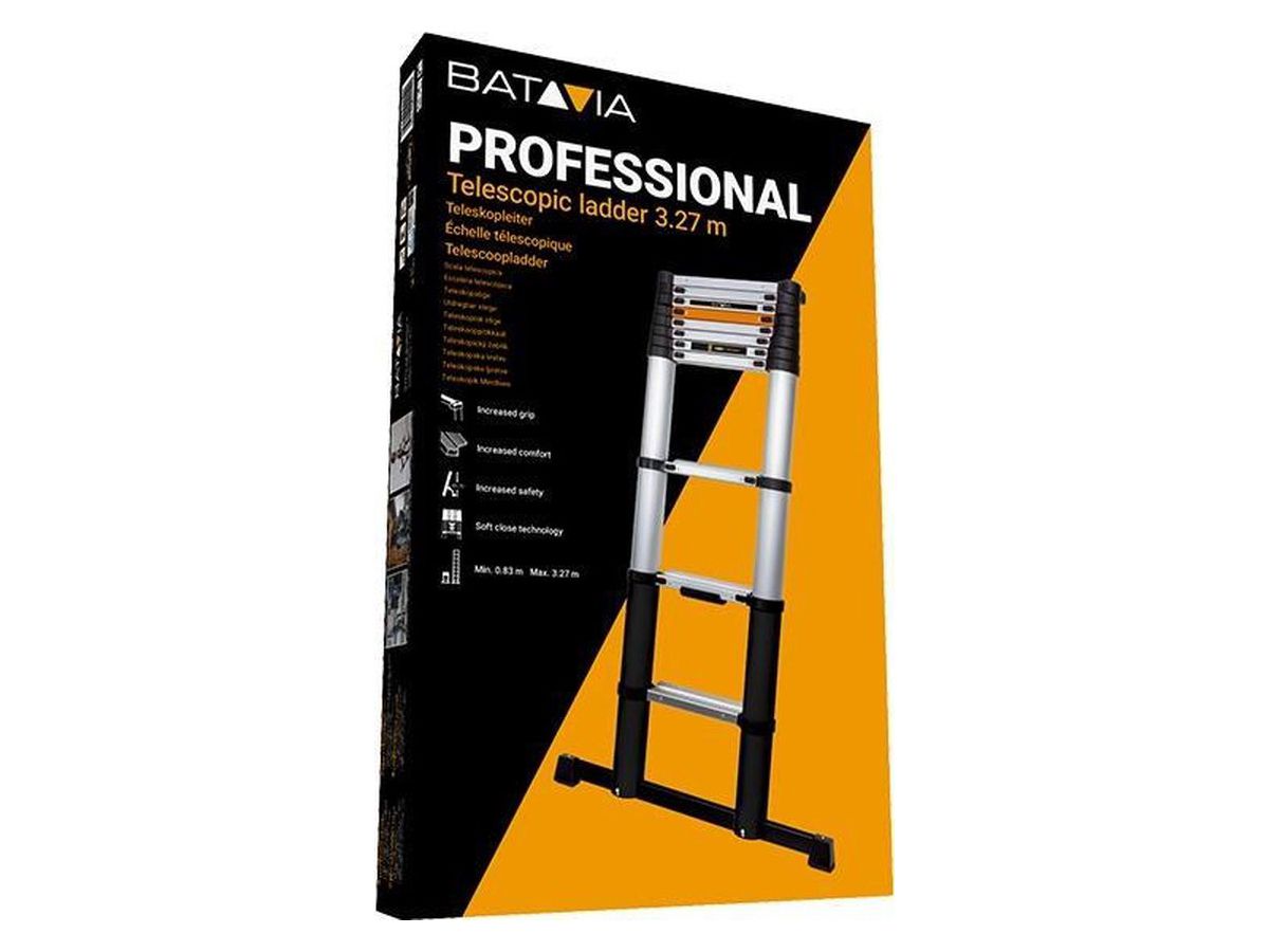 Batavia Professionelle 3,27 Meter Teleskopische Leiter