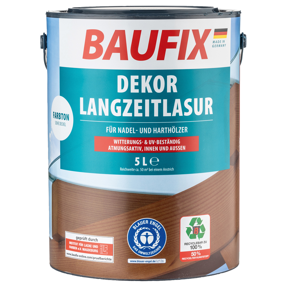 Baufix Dekor-Langzeitlasur, Nussbaum