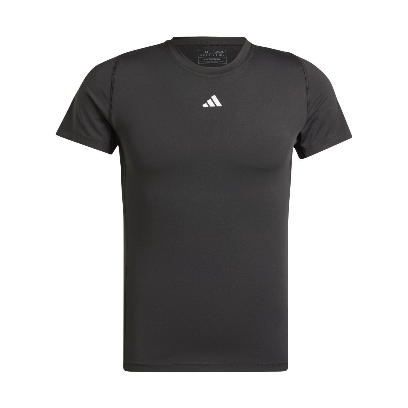 adidas Techfit Aeroready T-Shirt Schwarz