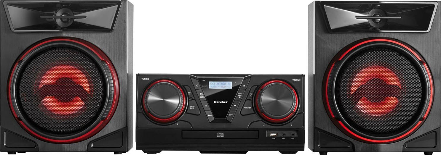 Karcher MC 5400D Stereoanlage (Digitalradio (DAB), FM-Tuner mit RDS, UKW mit RDS, 100 W)