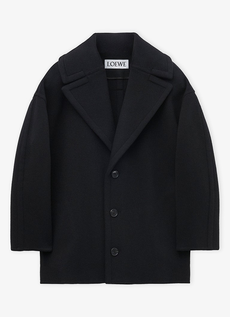 LOEWE Wool coat with side pockets