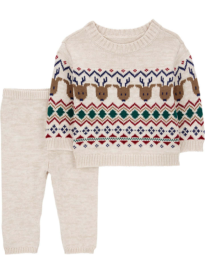 carter's 2tlg. Outfit in Beige günstig kaufen