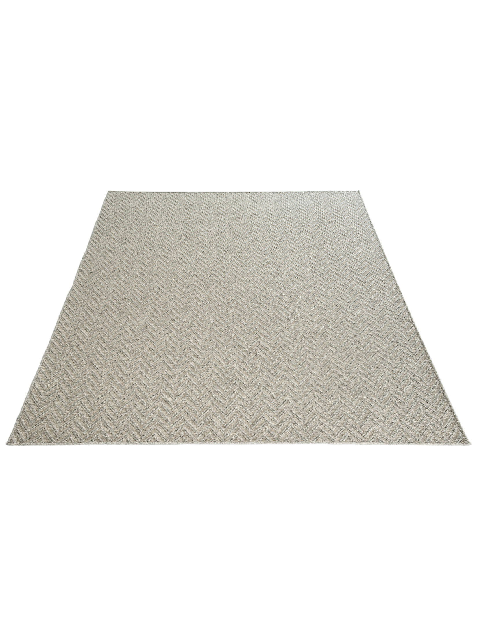 Oppdal Moderner Teppich, Silber