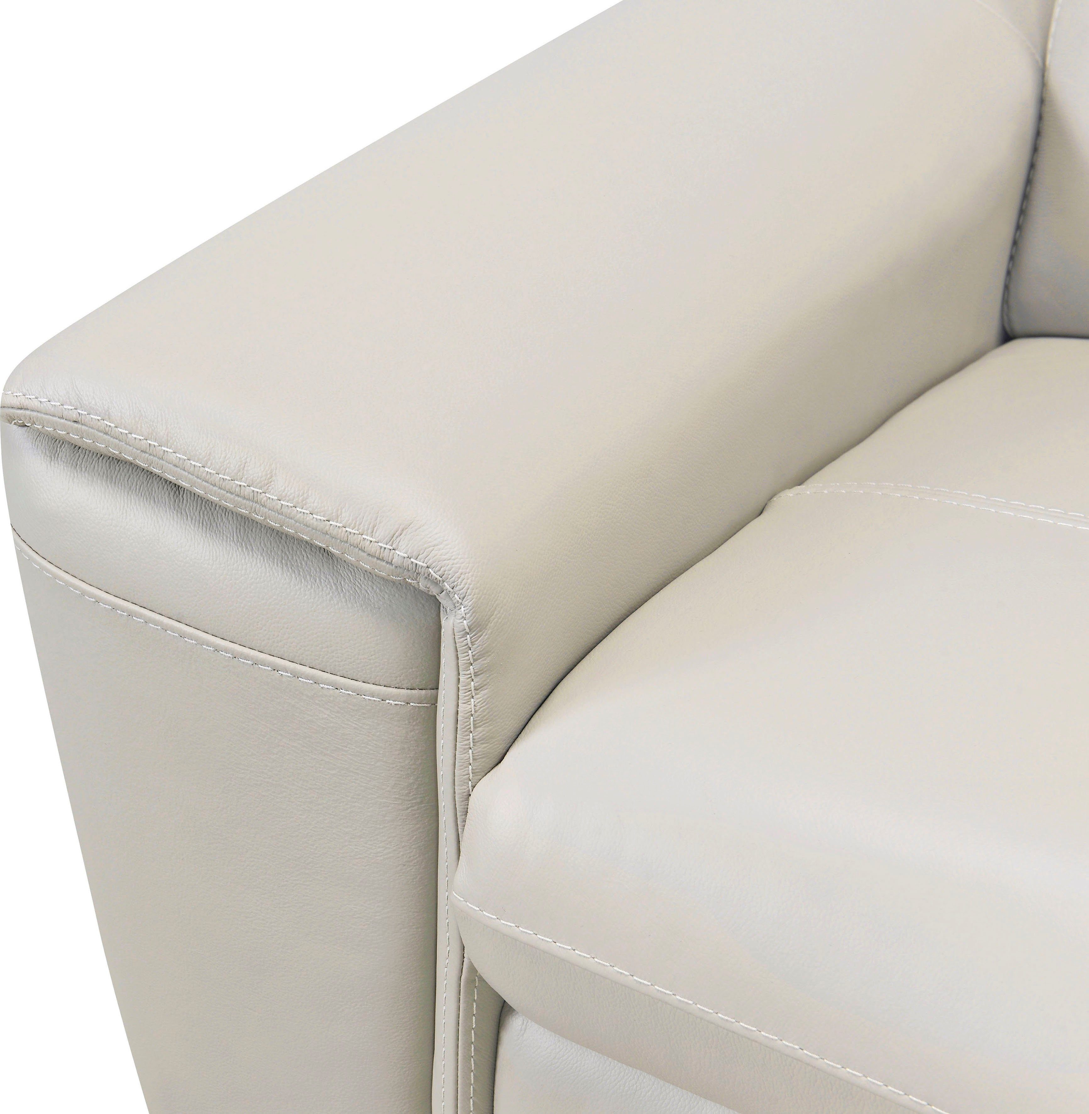 Places of Style Ecksofa Theron, elektrische Relaxfunktion, USB-Anschluss, manuelle Kopfteilverstellung