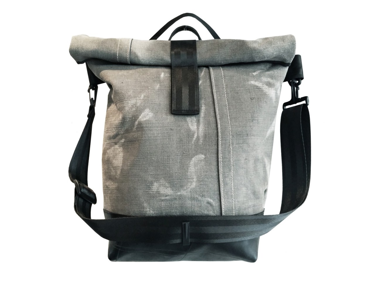 LEONCA Handtaschen khaki Fahrradtasche Zeltleinen Oliv hell