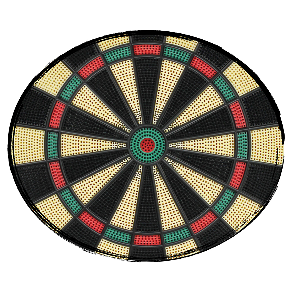 Carromco ELEKTRONIK DARTBOARD Raptor-301, 4-LOCH ABSTAND