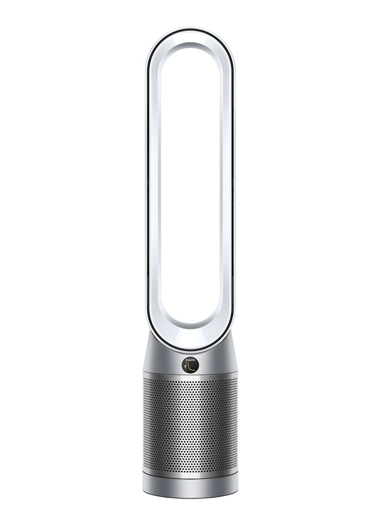 Dyson Purifier Cool Auto React -ilmanpuhdistin, jäähdytin ja lattiatuuletin, 105 cm korkea - valkoinen / nikkeli