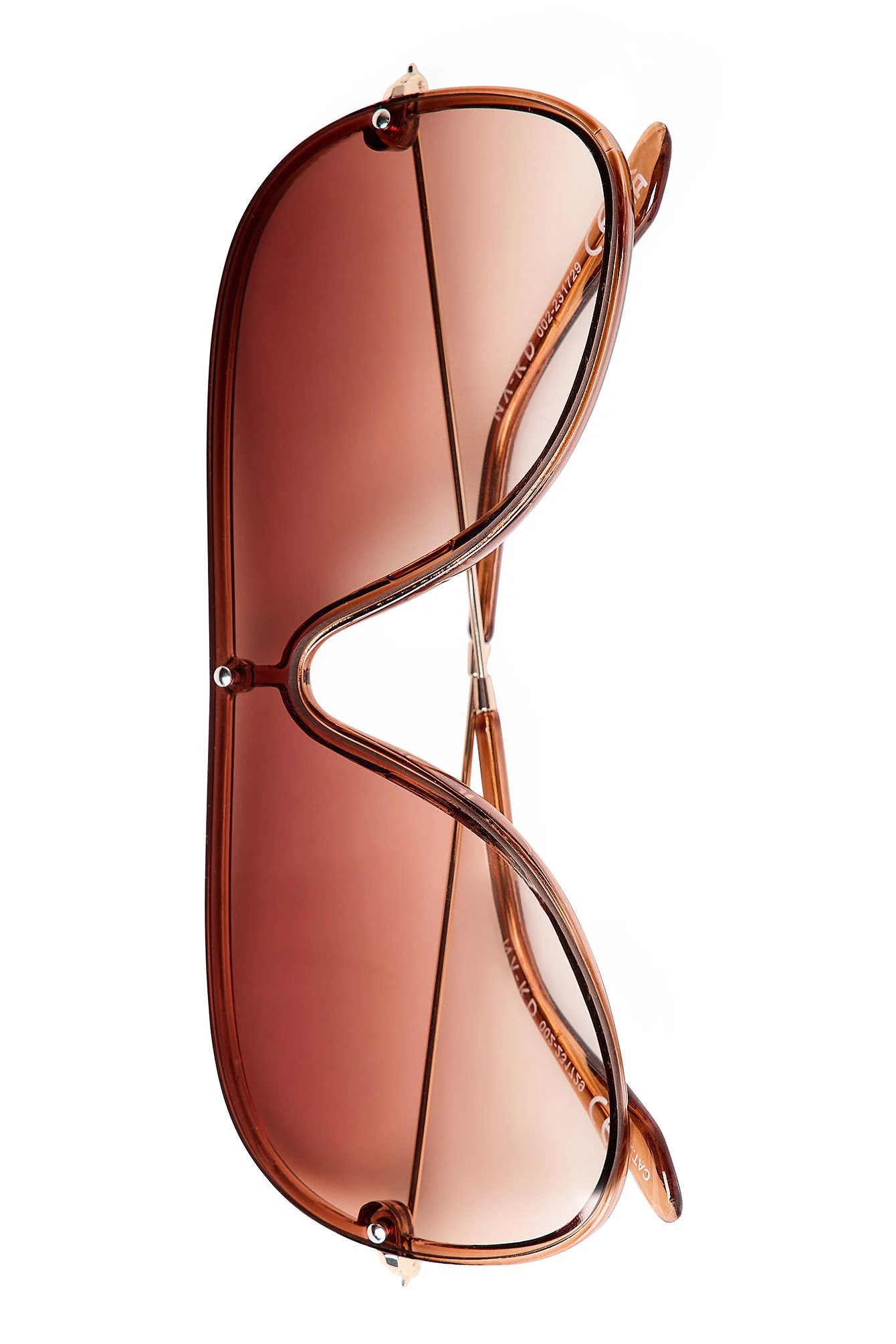 Randlose Metall-Sonnenbrille