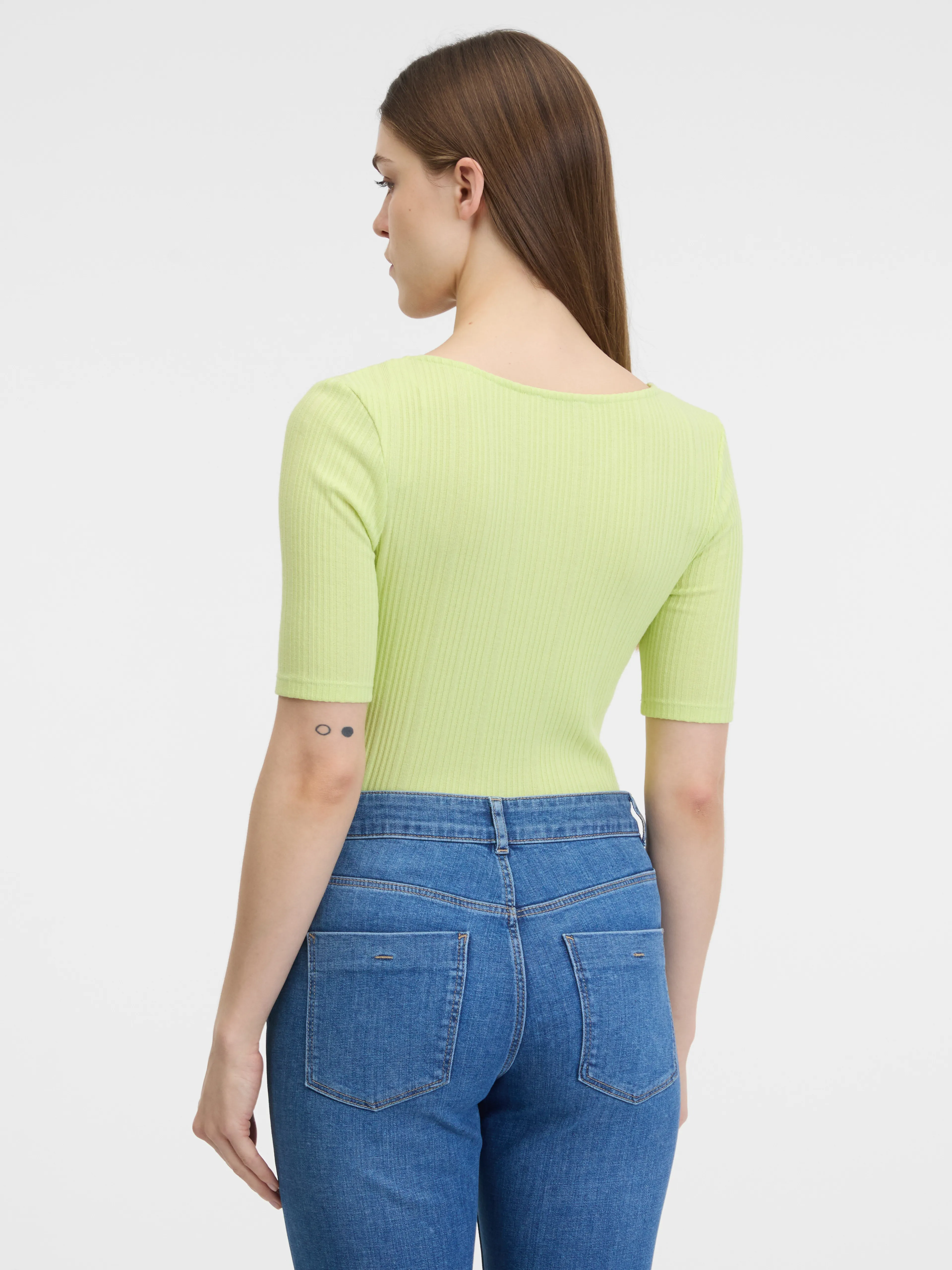 Hellgrünes Damen-T-Shirt ORSAY
