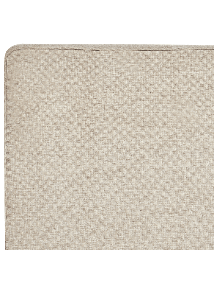 Beliani Boxspring Bett MINISTER in Beige/Silber - (W) 193 x (H) 115 x (L) 209 cm günstig kaufen onesize