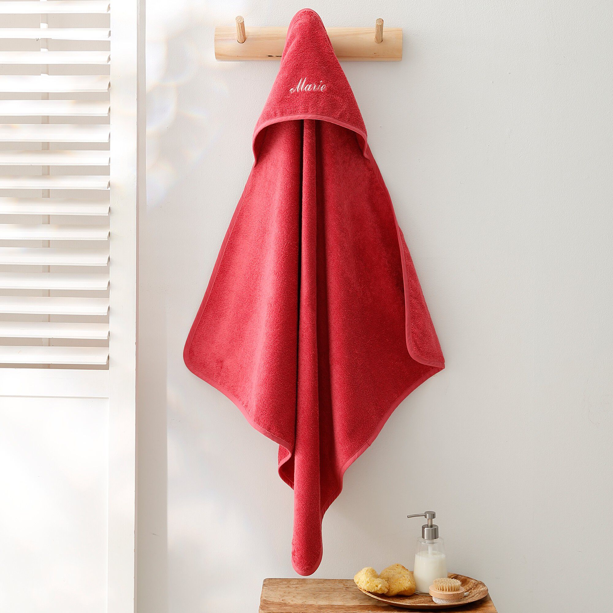 Cape de bain bébé personnalisable