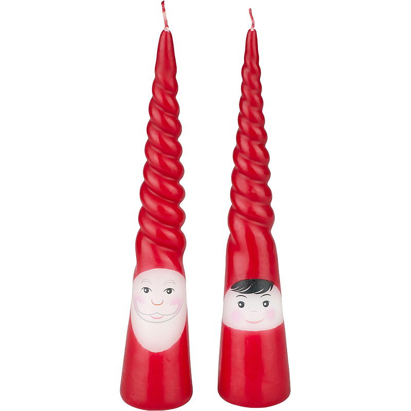 Kjeglelys nissemor & nissefar 25 cm