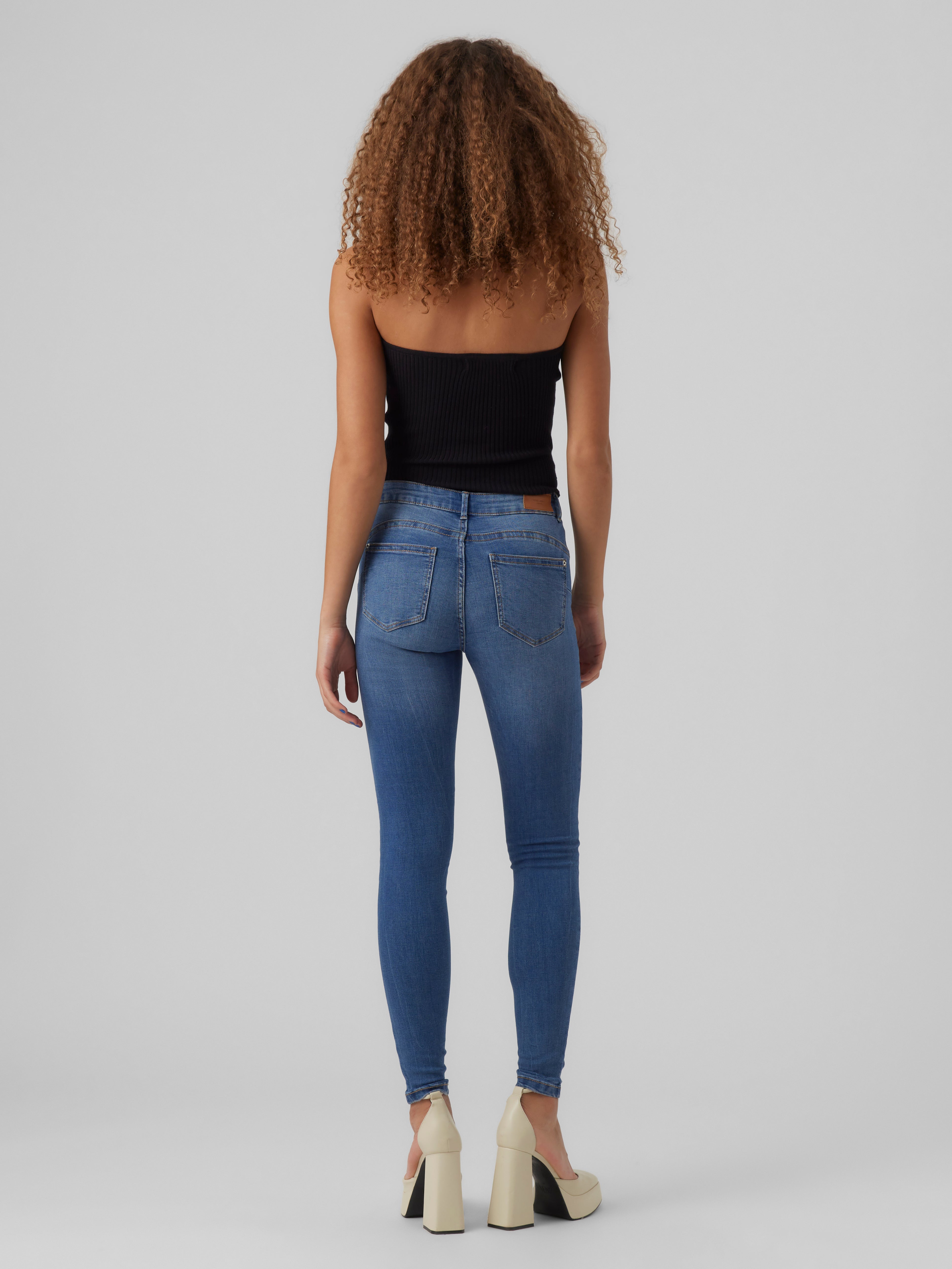 VMALIA Mid Rise Slim Fit Jeans