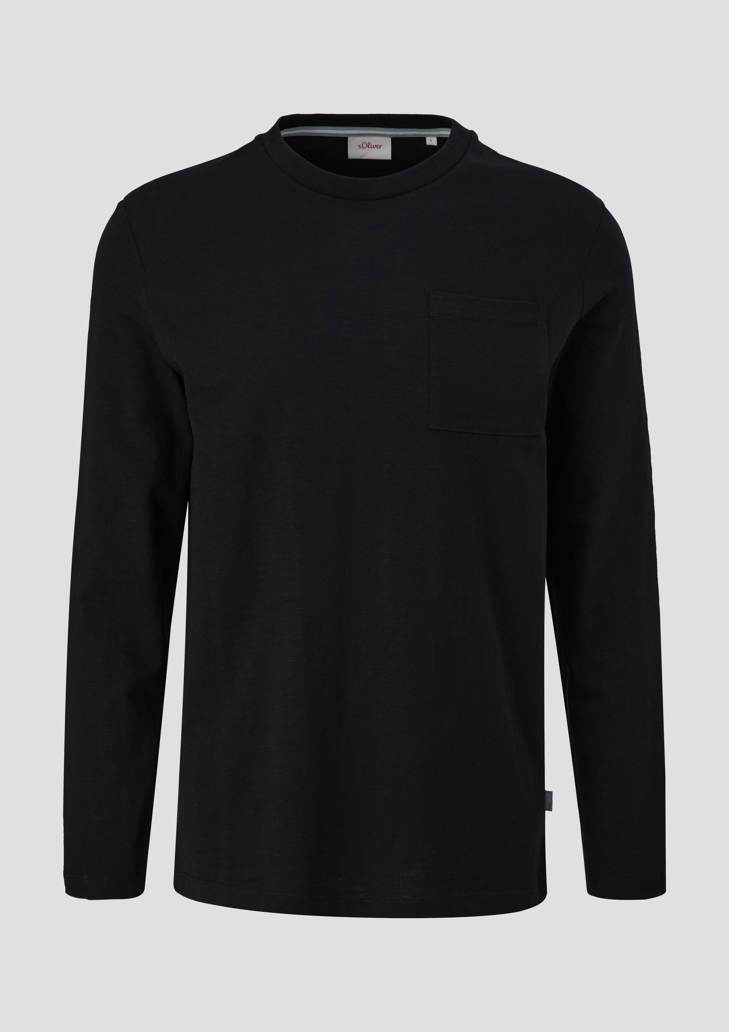 Longsleeve mit Flammgarnstruktur  2138668-9999