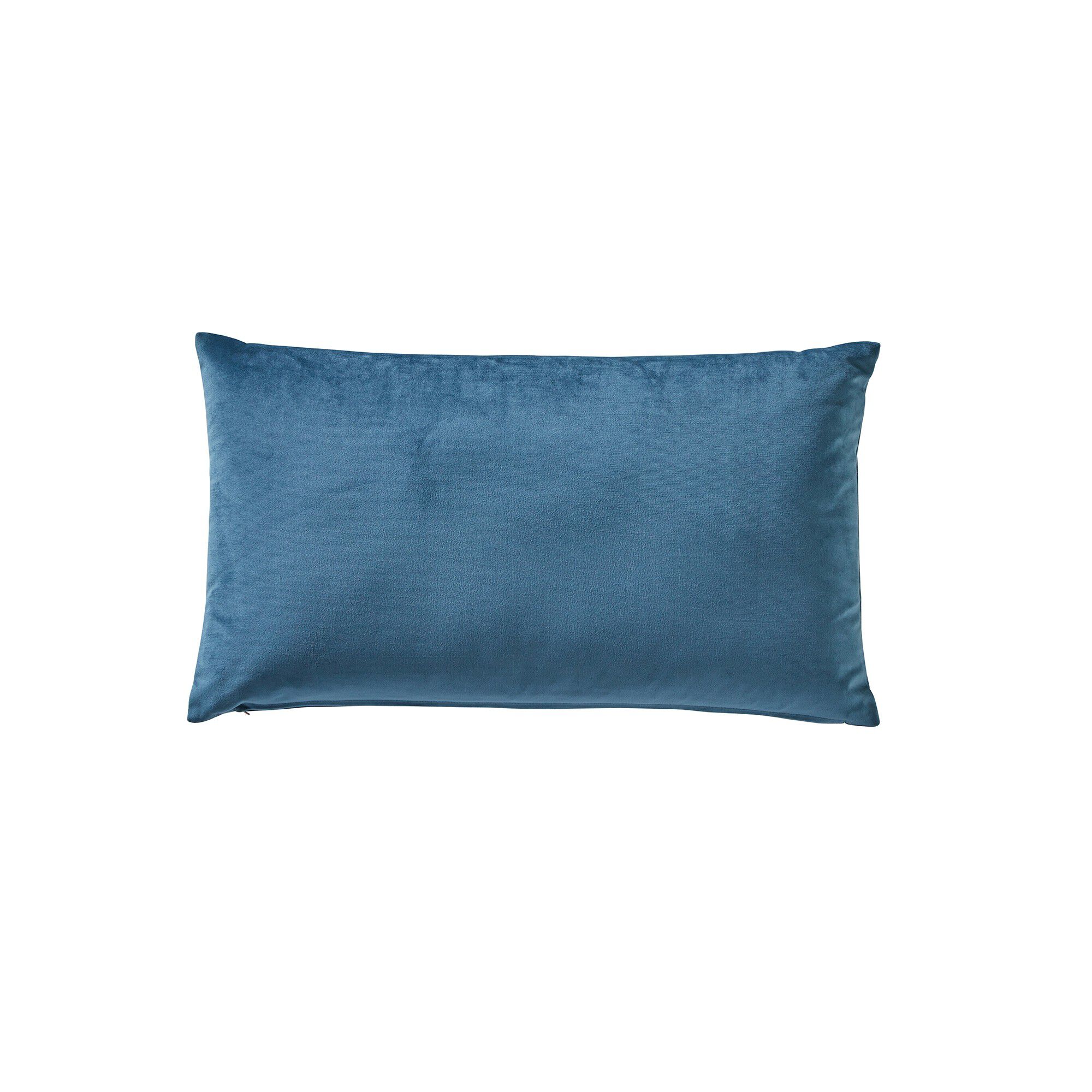 Housse coussin en velours uni