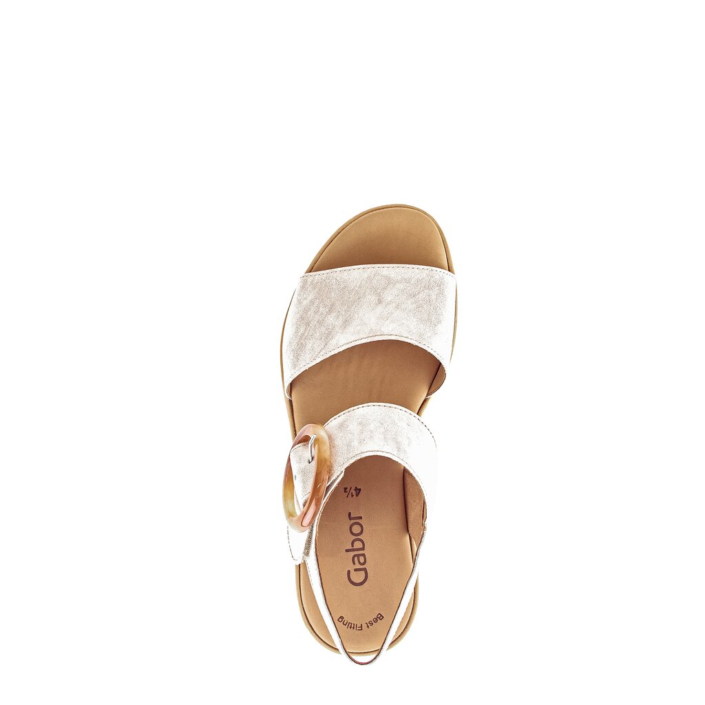 Gabor fashion Riemchensandale gold