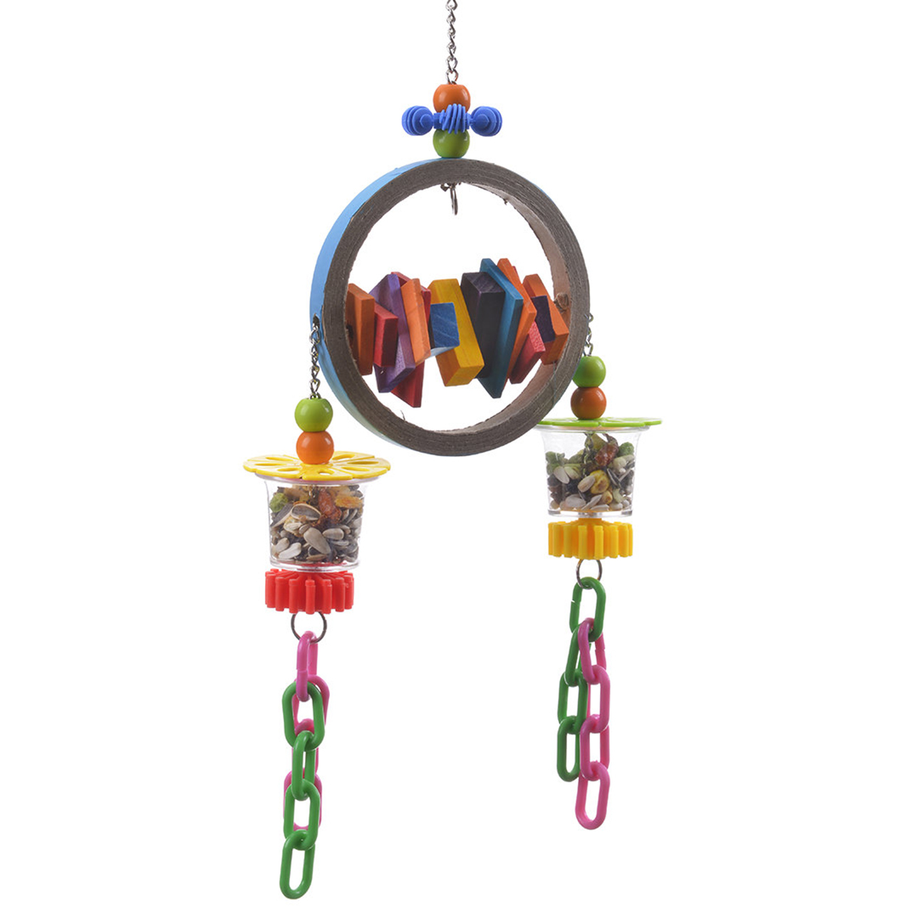 HappyBird Spielzeug HappyBird Foraging Papageienspielzeug 2 Bangel