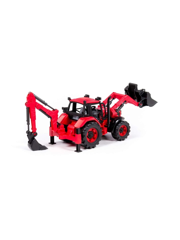POLESIE Spielzeug Radlader Bagger 91857 in rot günstig kaufen onesize