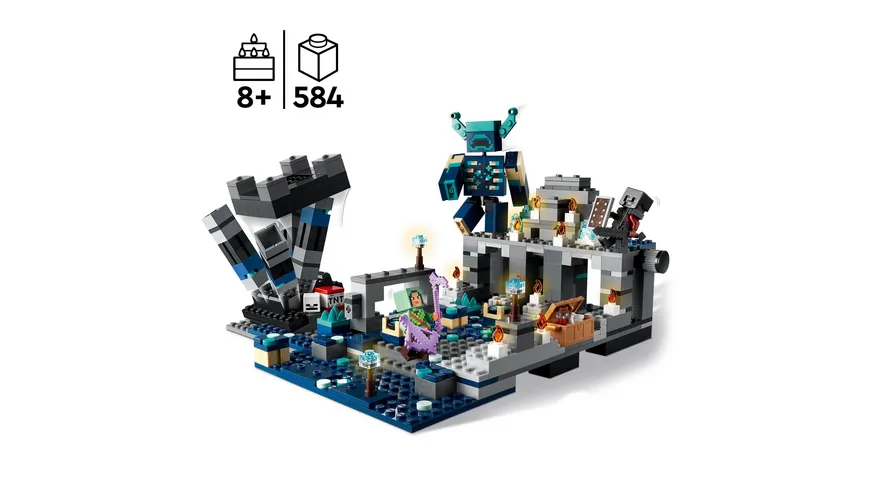 LEGO Minecraft 21246 Das Duell in der Finsternis, Spielzeug mit Figuren