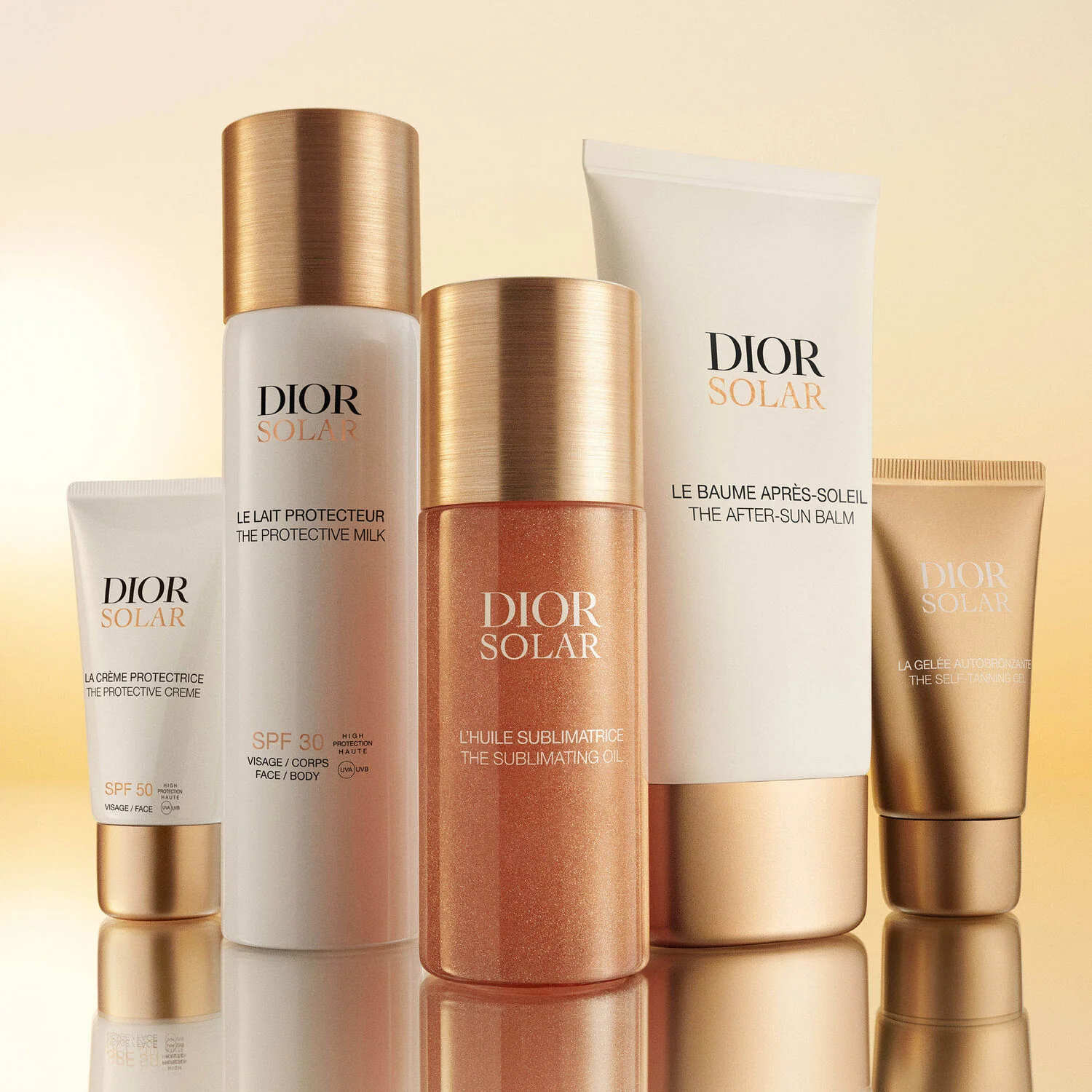 „Dior“ apsauginis veido ir kūno aliejus nuo saulės SPF15 – vidutinės apsaugos kūno aliejus nuo saulės, vidutinės apsaugos veido kremas nuo saulės, vidutinės apsaugos kūno purškiklis nuo saulės, plaukų apsaugos nuo saulės priemonė