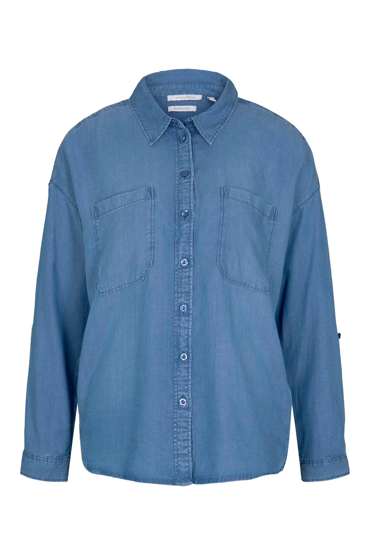 Tom Tailor Denim  Hemd - Blau - Regular Fit