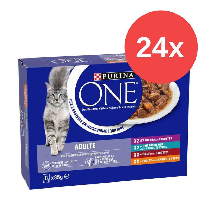 Sparpaket Purina ONE ADULT 24 x 85 g zu TOP-Preisen