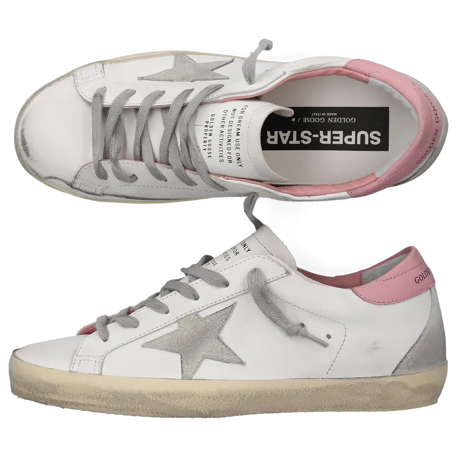 Golden Goose - Sneaker low SUPER-STAR Kalbsleder - weiß
