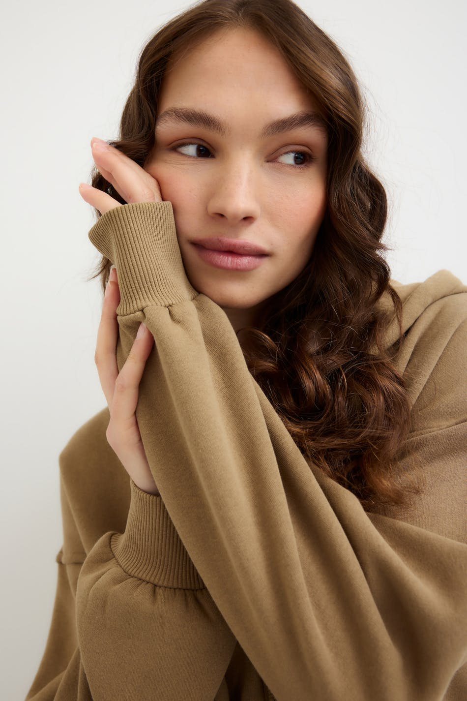 Oversized zip hoodie