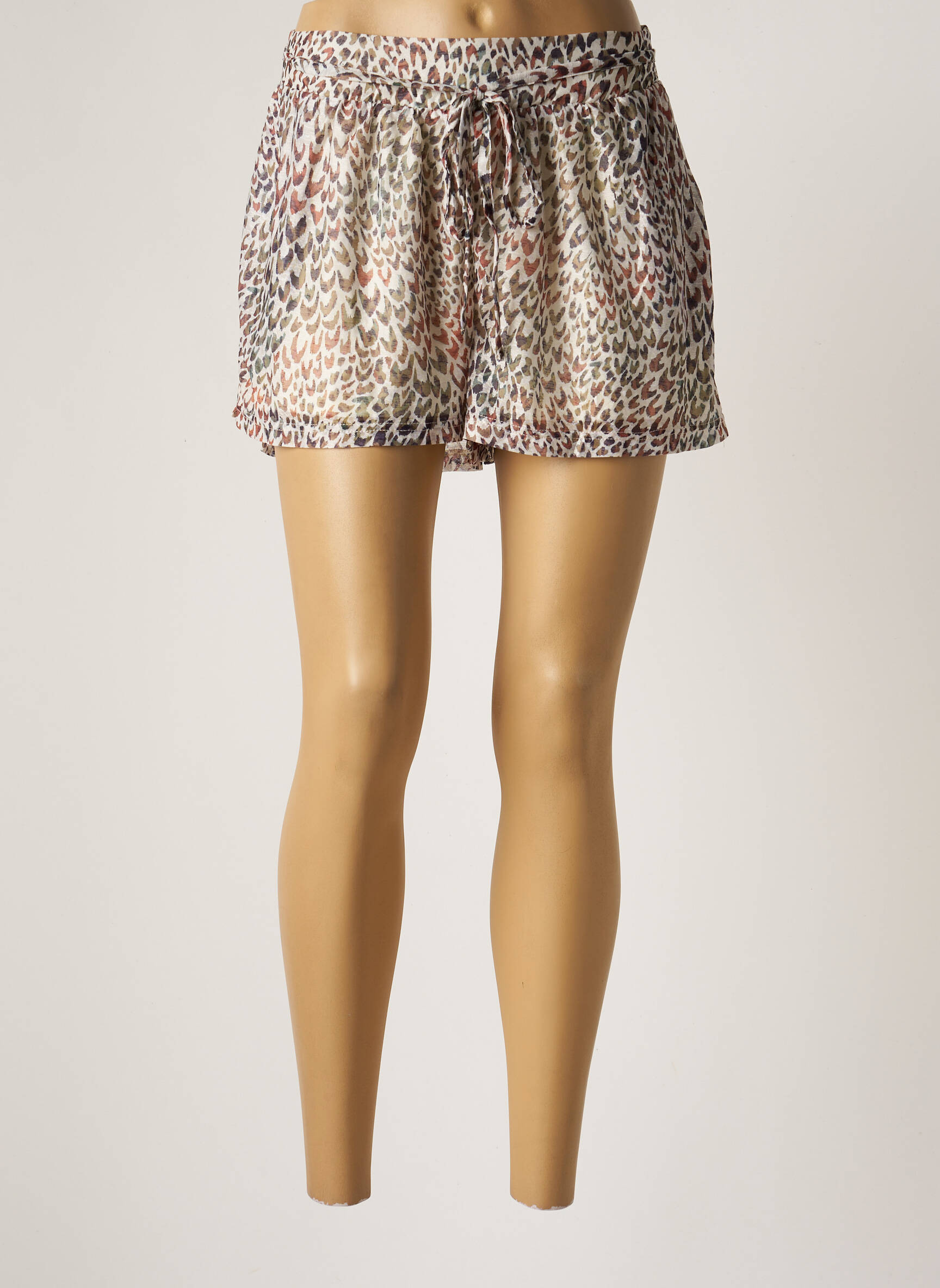 La Maison Par Molly Bracken Shorts 1 Femme couleur beige