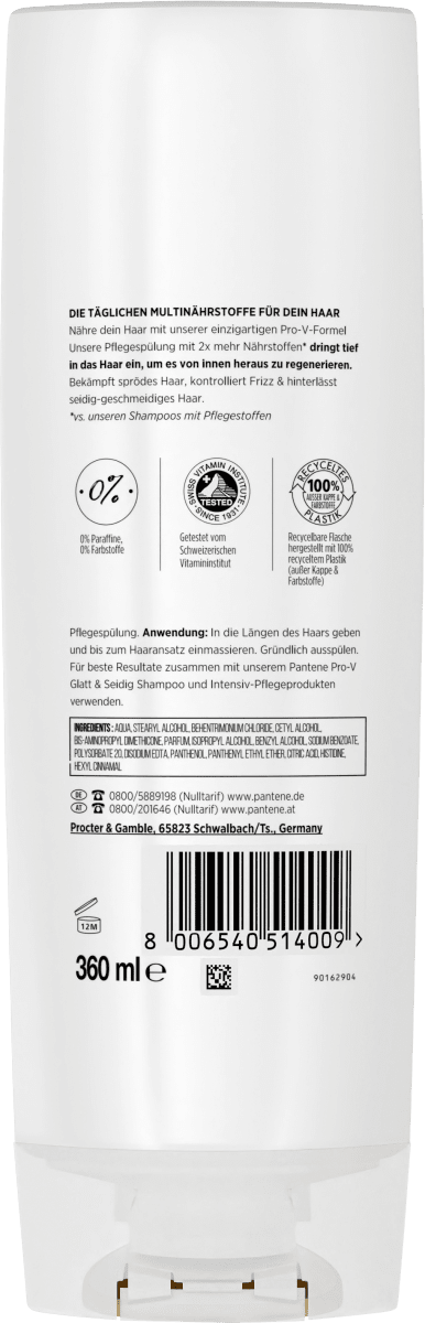 Conditioner VitaGlow Glatt & Seidig, 360 ml