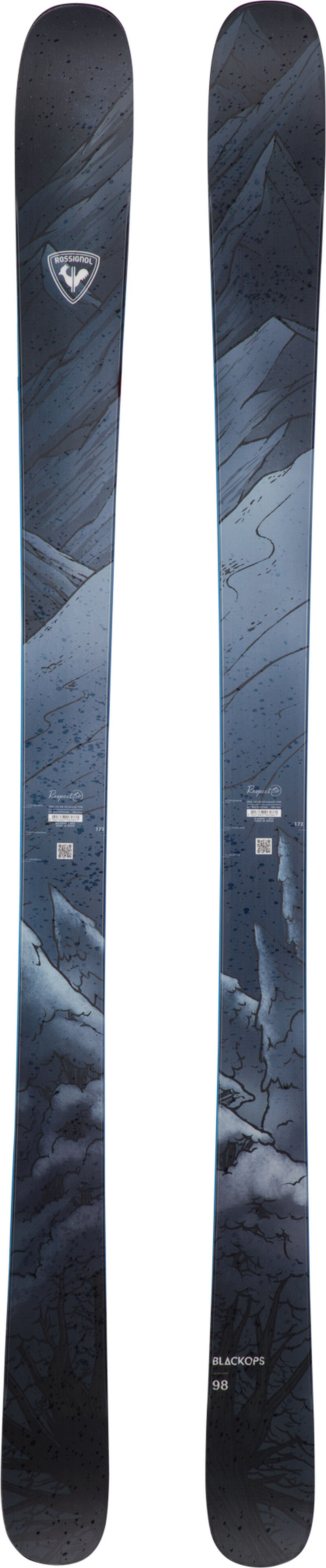 HERREN FREERIDE SKIER BLACKOPS 98 OPEN
