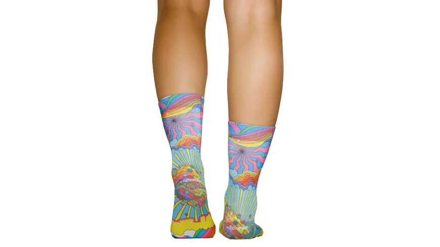 wigglesteps Damen Socken COLOR LAND Light Blue