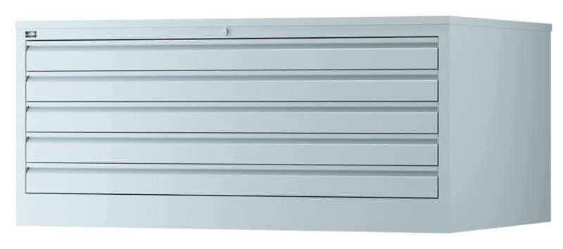 Bisley Schrank Grau 1400 (B) x 950 (T) x 625 (H) mm PZ0645