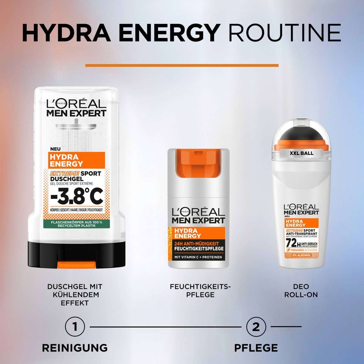 Antitranspirant Deo Roll-on Hydra Energy, Extreme Sport, 50 ml