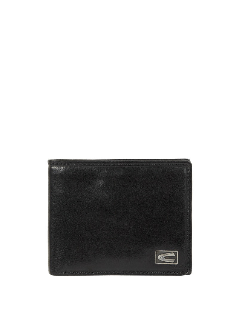 Portmonee aus Leder - RFID Safe in schwarz