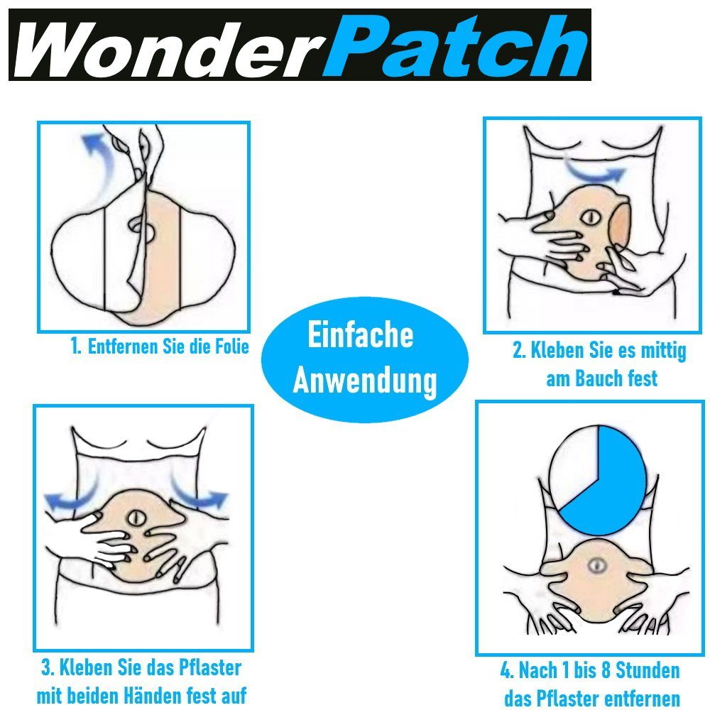 MAVURA Wärmepflaster WonderPatch Mymi Wonder Patch Beauty Wellness Wärme, XXL Bauchpflaster Set 5Stk